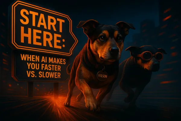 Start Here: When AI Makes You Faster vs. Slower